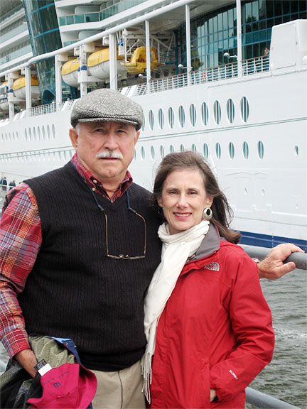 Lynn & Sue Nidy's transtlantic cruise.